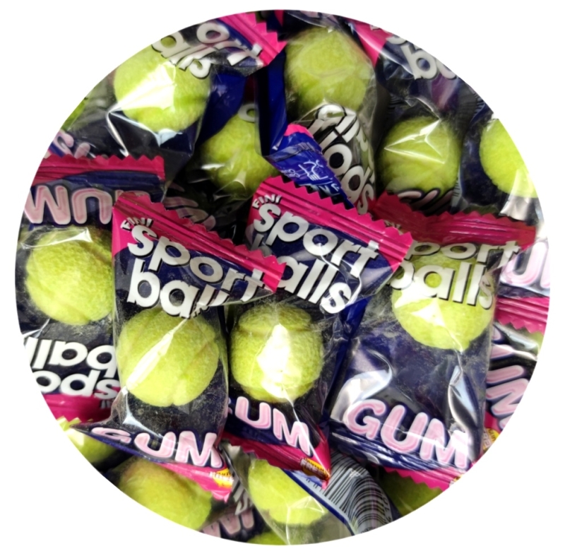 Fini Tennis Balls - Kaugummi in der Form von kleinen Tennisbällen